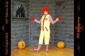 Ronald McDonald costume